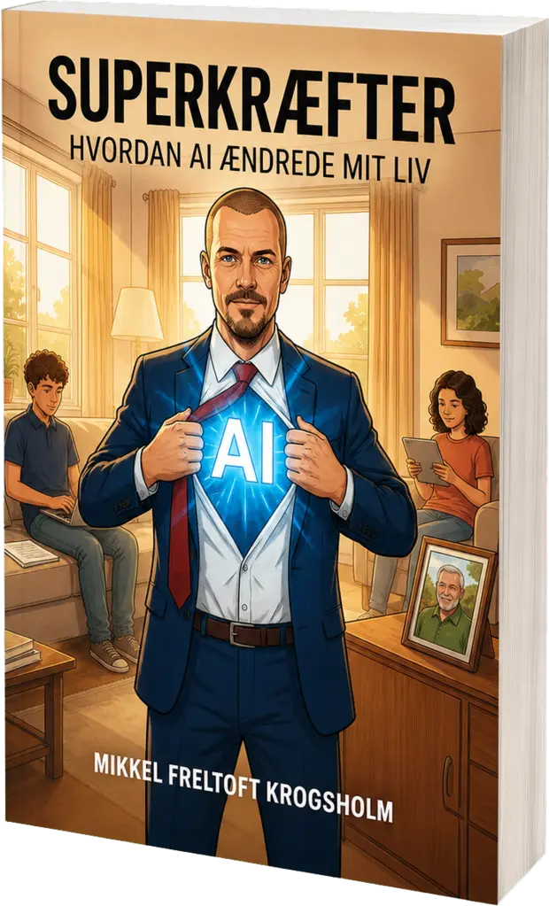 Superkræfter som realistisk paperback bog